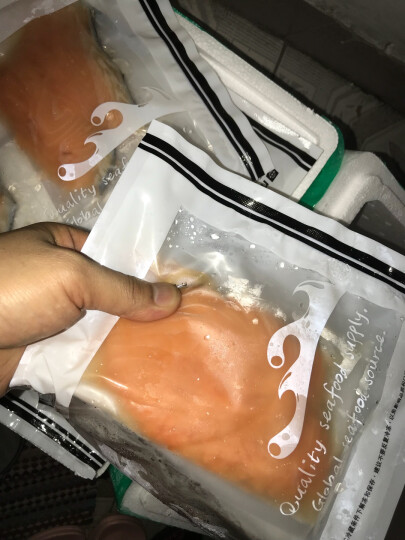 美威 冷冻智利本味三文鱼排 （大西洋鲑）220g 2片 袋装 晒单图