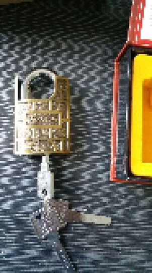 玥玛叶片空转挂锁防盗超B级半包型挂锁防水防