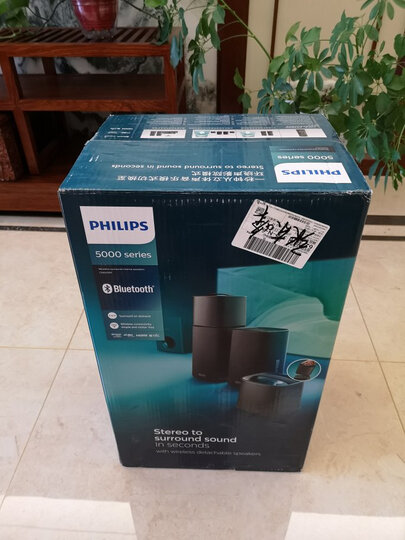 飞利浦(PHILIPS)F5 音响 音箱 家庭影院 无线蓝牙 随需环绕声 晒单图