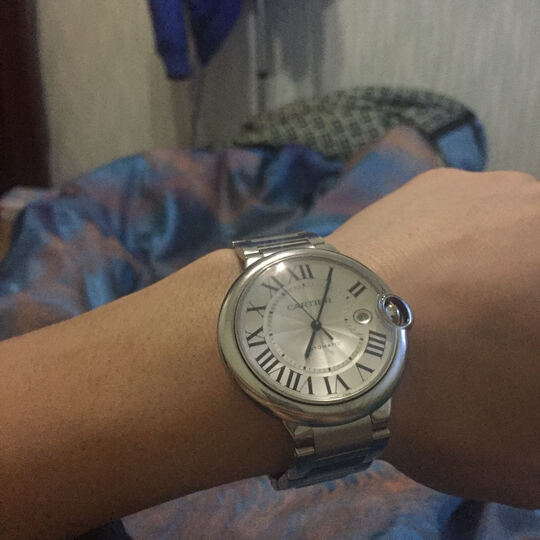 卡地亚机械男表:这款表喜欢很久了,专柜也去试