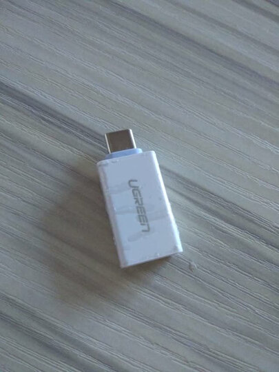绿联 Type-C转接头 USB3.0安卓数据线转换器头 手机OTG线 支持华为p20小米8三星苹果新MacBook接U盘 30155 白 晒单图