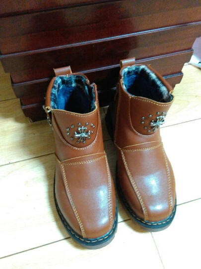 2015冬季男童棉鞋 女童防滑男大童雪地靴子中