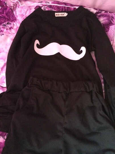 2015秋季女装新款小胡子糖果学生时尚卫衣哈