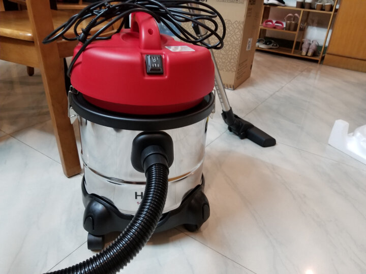 海尔(haier)吸尘器 hc-t3143r 干湿吹三用 桶式 晒单图