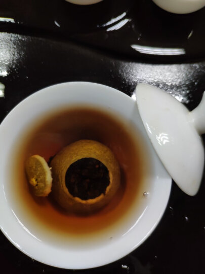 福茗源 小青柑普洱茶 生晒新会小青柑陈皮云南普洱熟茶礼盒装250g 晒单图