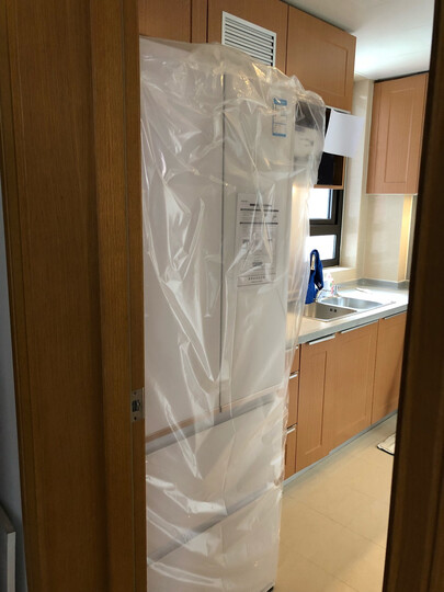 松下多门冰箱NR-DE39TXP-S/D380TX 风冷无霜变频380L双层大冷冻钢化玻璃面板 NR-DE39TXP-S 银色 晒单图