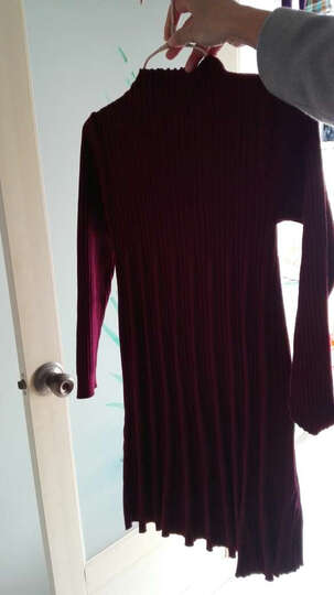 花烫2016春季新款女装纯色修身针织超显瘦打