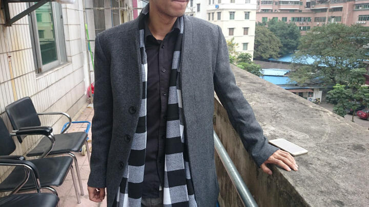 佩普基诺 毛呢大衣男2015秋冬上新加棉风衣中