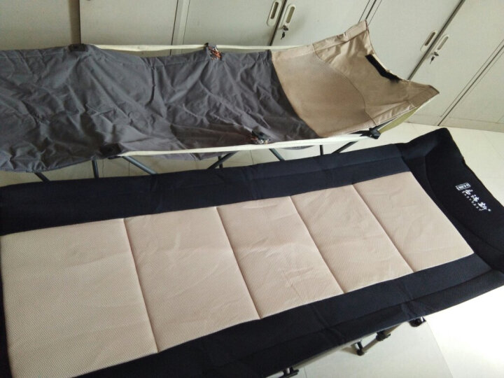 易瑞斯(Easyrest) 折叠床单人办公室午休床午睡躺椅户外便携行军床简易医院陪护床 【护颈】14脚椭圆管-人气推荐 晒单图
