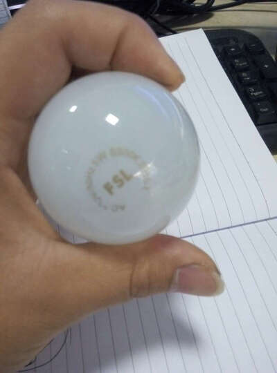 佛山照明(FSL)LED灯泡大口3W暖白光E27节能