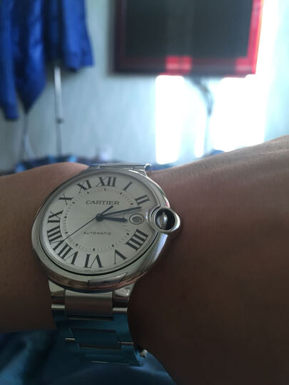 卡地亚机械男表:这款表喜欢很久了,专柜也去试