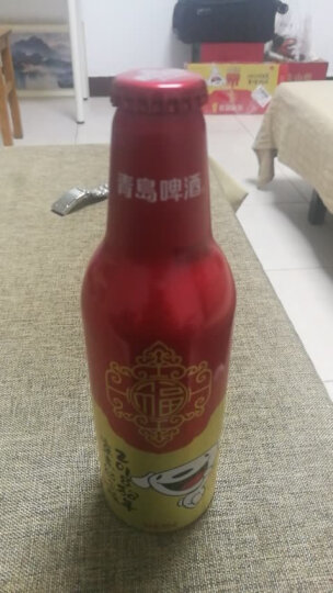 青岛啤酒（TsingTao）鸿运当头礼盒 11度355ml*6瓶 京东定制生肖狗罐 晒单图