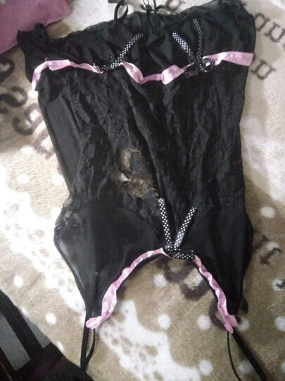 九色生活情趣内衣开档性感连体紧身短裙套装诱