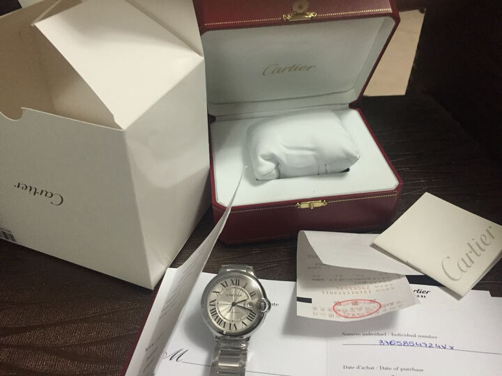 卡地亚机械男表:这款表喜欢很久了,专柜也去试