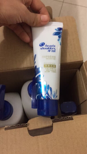 海飞丝洗护套装致美水润(去屑洗发水450ml+护发素200ml)送旅行装洗发露80ml+护发素80ml(持久去屑水润) 晒单图