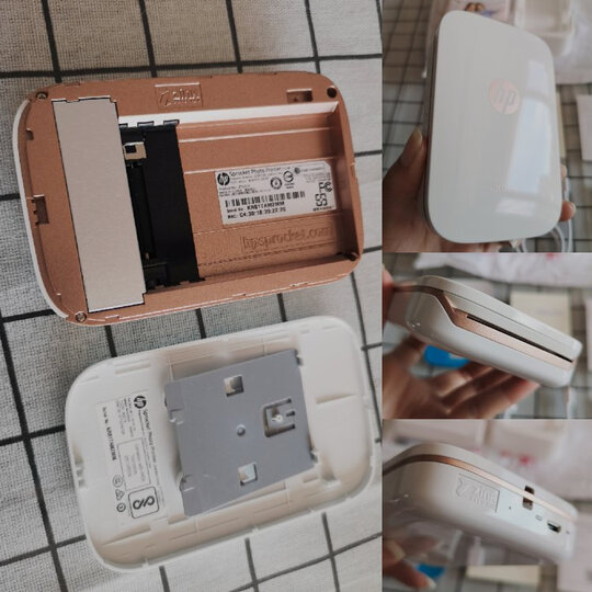 惠普(HP)小印Sprocket 100(白) 手机口袋照片打印机 年会礼品 节日礼物 蓝牙连接 手账必备 晒单图