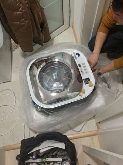 大宇(DAEWOO)韩国进口小型壁挂式迷你滚筒