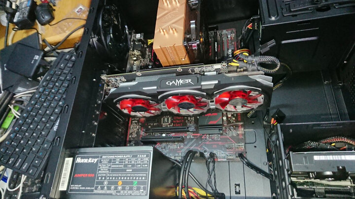九州风神(DEEPCOOL) 玄冰400金鳞版 cpu散热器(多平台/支持AM4/4热管/智能温控/12CM风扇/附带硅脂) 晒单图