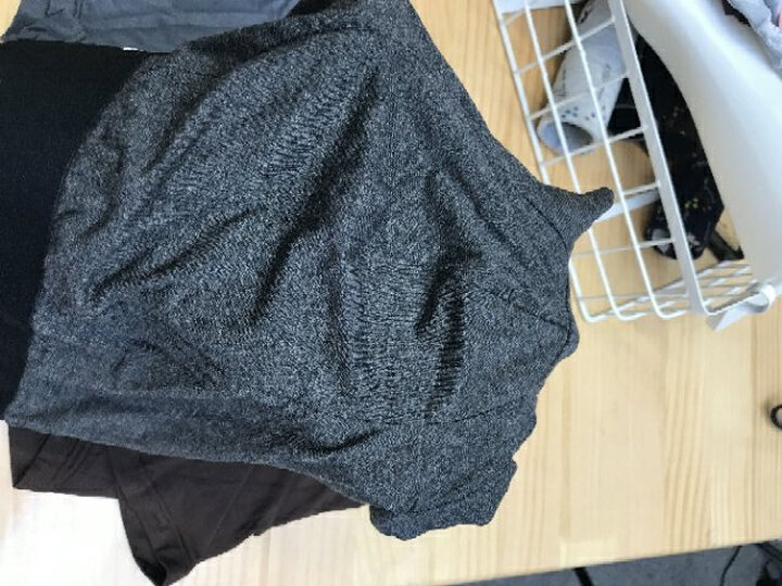 花花公子男士内裤男夏季抗菌平角裤透气弹力冰丝中腰纯色男式四角裤礼盒装 A 深花灰 宝蓝 浅花灰 黑色 XL(175/100) 晒单图