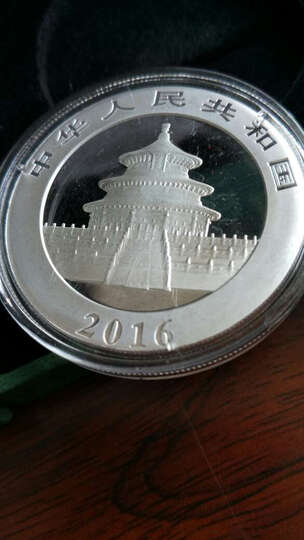 国金币 2016年熊猫30克银币 金总绿盒--同事一