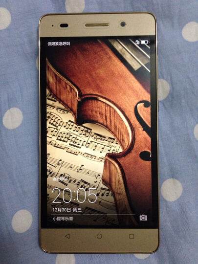 华为 荣耀 4A (SCL-AL00) 2GB内存标准版 金色