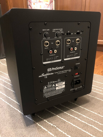 PRESONUS PreSonus T8/Temblor T10 有源音箱 大功率低音炮 晒单图