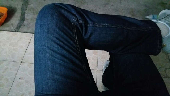 南极人 牛仔裤 加绒牛仔裤直筒宽松加厚水洗牛