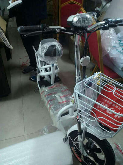 小刀电动车 自行车48V时尚新款滑板电动助力