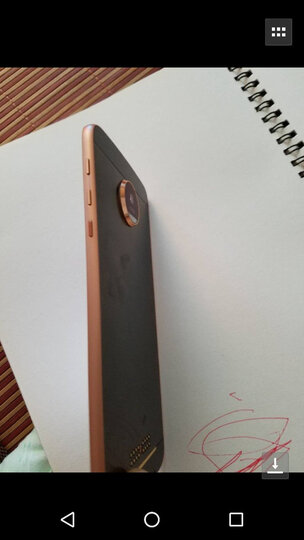 【摩轮套装】摩托罗拉 Moto Z 4G+64G 模块化手机 流金黑 移动联通电信4G手机 双卡双待 晒单图