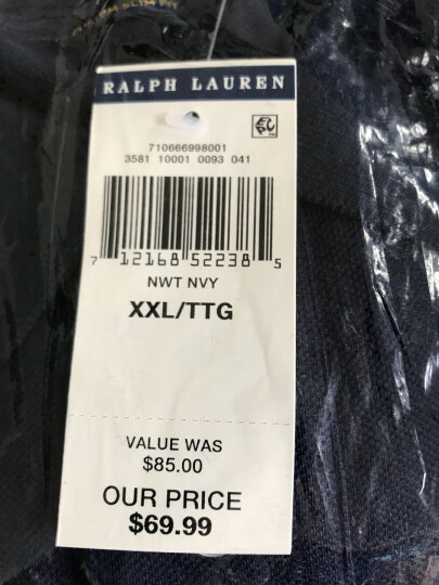 Polo Ralph Lauren拉夫·劳伦男装夏季商务POLO衫 经典版纯色短袖衫 POLO BLACK+订购 马标颜色随机发 XS(60KG左右) 晒单图