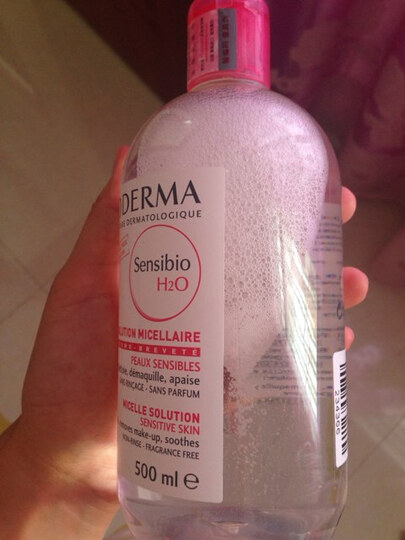 德玛(Bioderma)舒妍洁肤液 卸妆水500ml 大粉