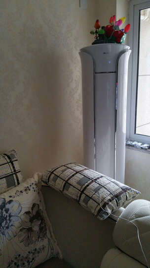 速 冷暖 二级能效 白色 微联智能圆柱空调柜机 