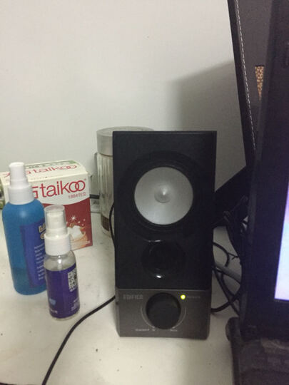 漫步者(EDIFIER)R19U 木质纯音2.0迷你桌面音