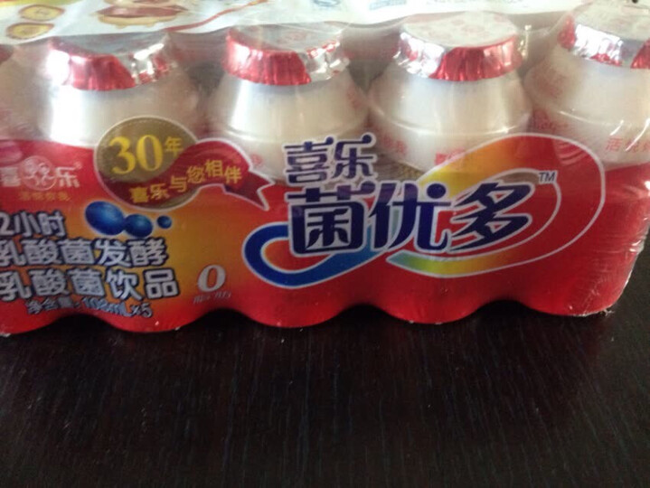 喜乐 菌优多乳酸菌饮品 牛奶发酵乳酸饮料108ml*20瓶 晒单图