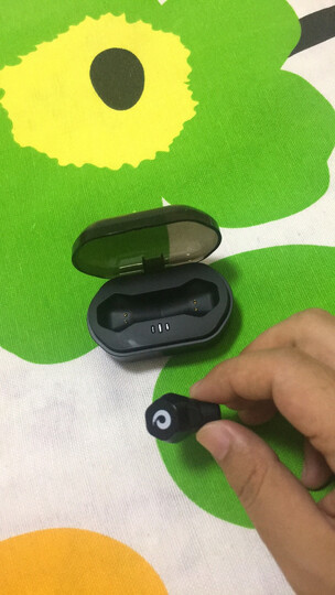 现代(HYUNDAI)GW10蓝牙耳机 无线运动迷你隐形双耳入耳式重低音TWS真无线商务蓝牙耳机 黑色 晒单图