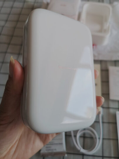 惠普(HP)小印Sprocket 100(白) 手机口袋照片打印机 年会礼品 节日礼物 蓝牙连接 手账必备 晒单图