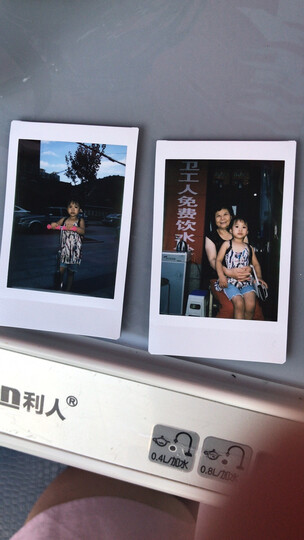 富士(FUJIFILM)INSTAX 一次成像相机 MINI相纸(胶片)白边(双包装) 晒单图