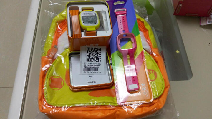 小天才电话手表Y01 橙黄 儿童智能手表360度防