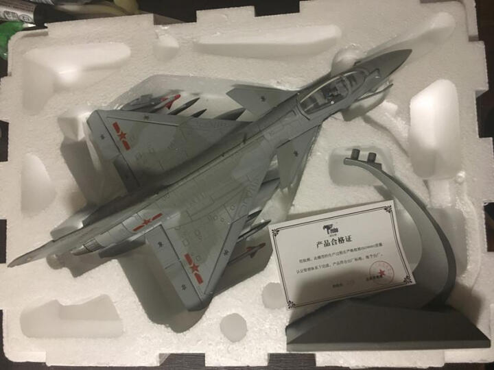 Terebo特尔博 1:48歼10B飞机模型仿真合金军事战斗机模型退伍纪念品 晒单图