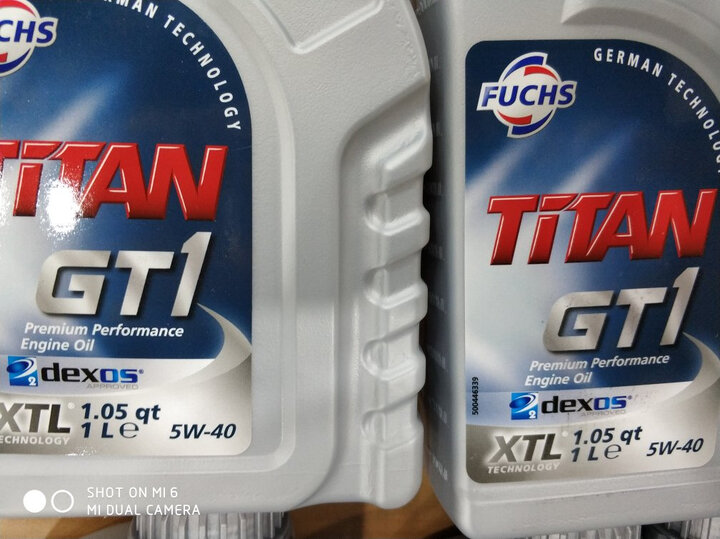 福斯(FUCHS)泰坦GT1全合成机油 5W-40 SN级 1L汽车用品 晒单图