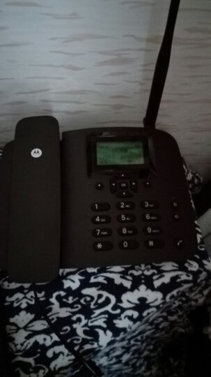 摩托罗拉(Motorola)FW200LC无线插卡电话机无线移动固话办公家用固定座机支持电信手机卡SIM卡(黑色) 晒单图