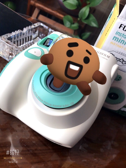 富士(FUJIFILM)INSTAX 一次成像相机 MINI相纸(胶片)白边(双包装) 晒单图
