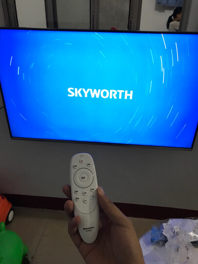 创维(Skyworth)58H7 58英寸超薄全面屏人工智能HDR 4K超高清智能网络液晶电视机(银色) 晒单图