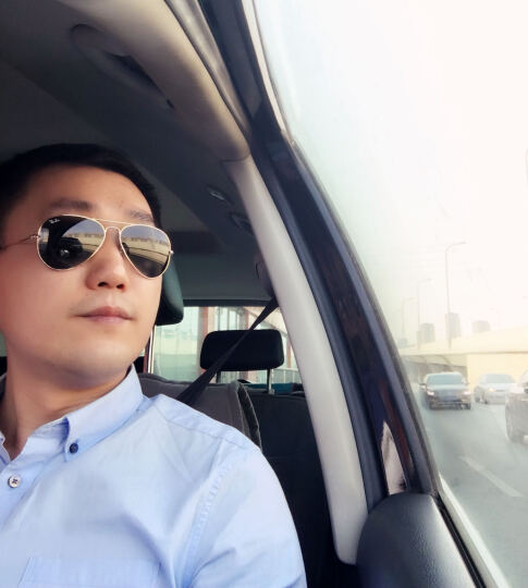 Ray-Ban 雷朋墨镜男女款飞行员系列金色镜框绿色镜片眼镜太阳镜 RB3025 L0205 58mm 晒单图