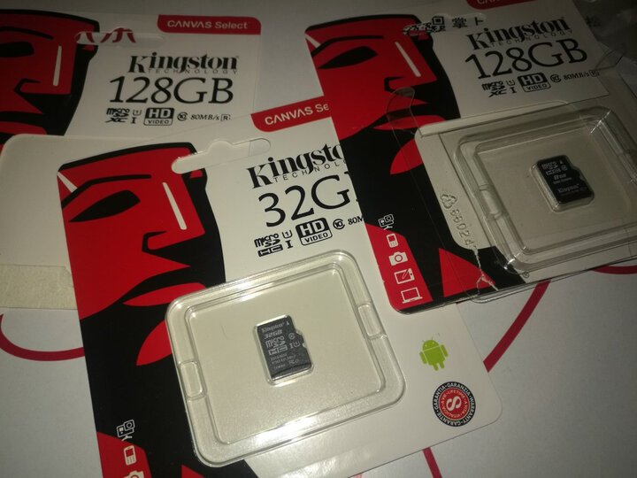 金士顿(Kingston)32GB 90MB/s TF(Micro SD)UHS-I Class10 土豪金高速存储卡 晒单图