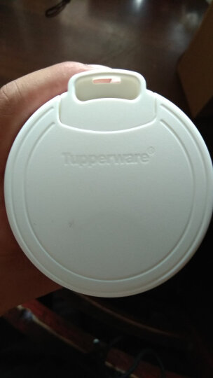 特百惠（Tupperware）500ML茶韵塑料随心水杯子极光白运动水杯带茶隔杯绳 晒单图