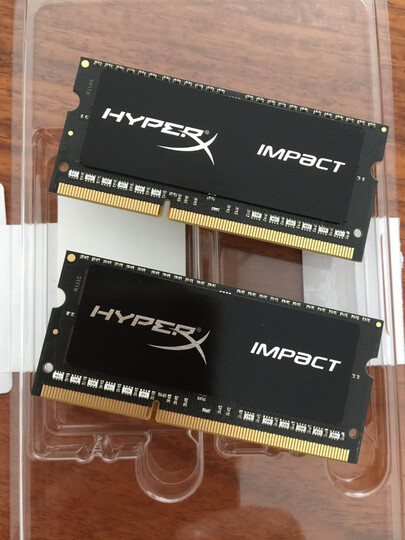 金士顿(Kingston) DDR3 1600 16GB(8G×2)套装 笔记本内存 骇客神条 Impact系列 低电压版 晒单图