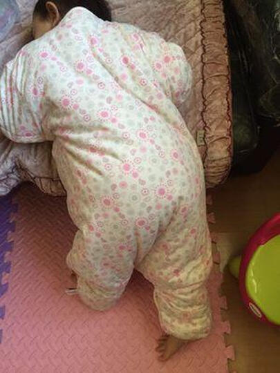 婴儿睡袋防踢被春秋爱布谷冬负离子棉分腿式新
