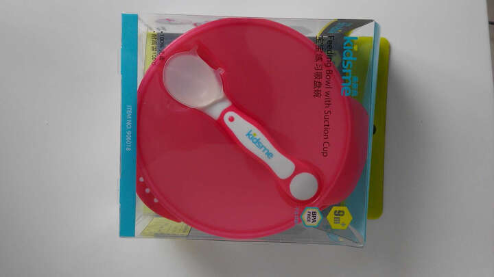 亲亲我(kidsme)儿童练习吸盘餐碗 婴儿餐具辅