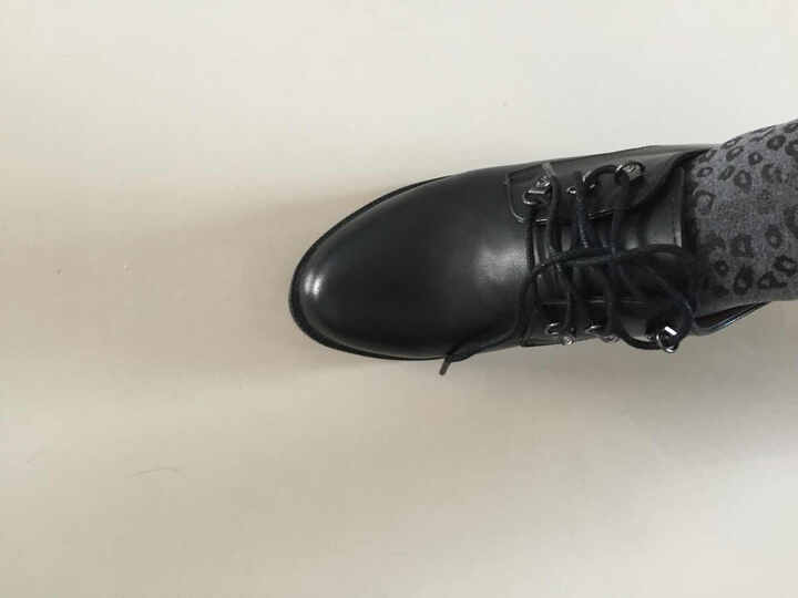 Teenmix\/天美意秋季棕色打蜡牛皮女皮鞋6RV3